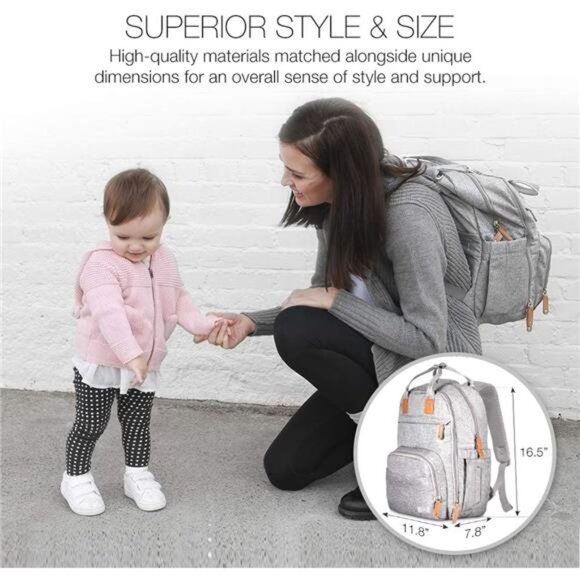 All Backpacks, Grey, Large (Pack of 1) main image 4